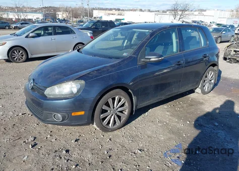 2012 Volkswagen Golf Tdi 4-Door z USA, uszkodzony, nr VIN WVWDM7AJ7CW306927